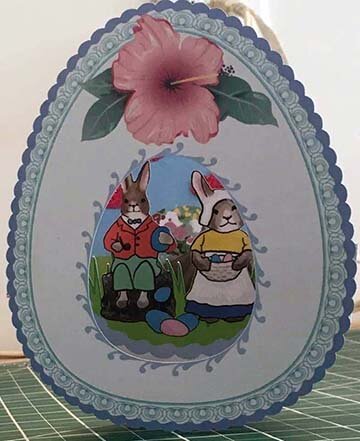 Sugar Egg Easter card