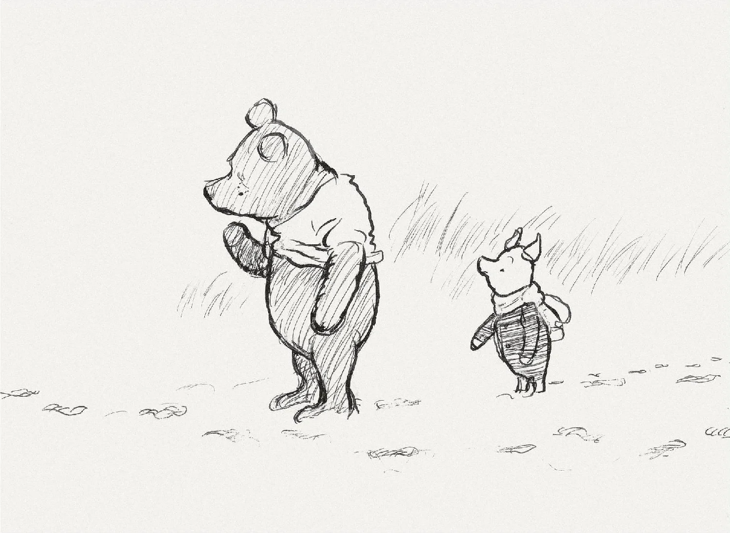 winnie-the-pooh original drawings