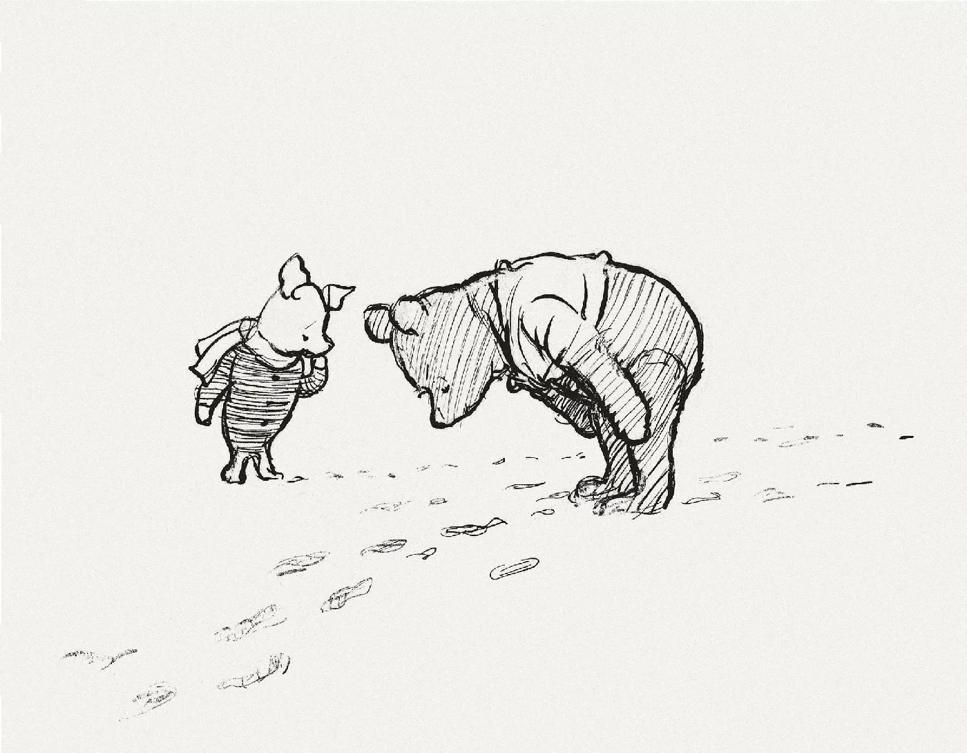winnie-the-pooh original drawings