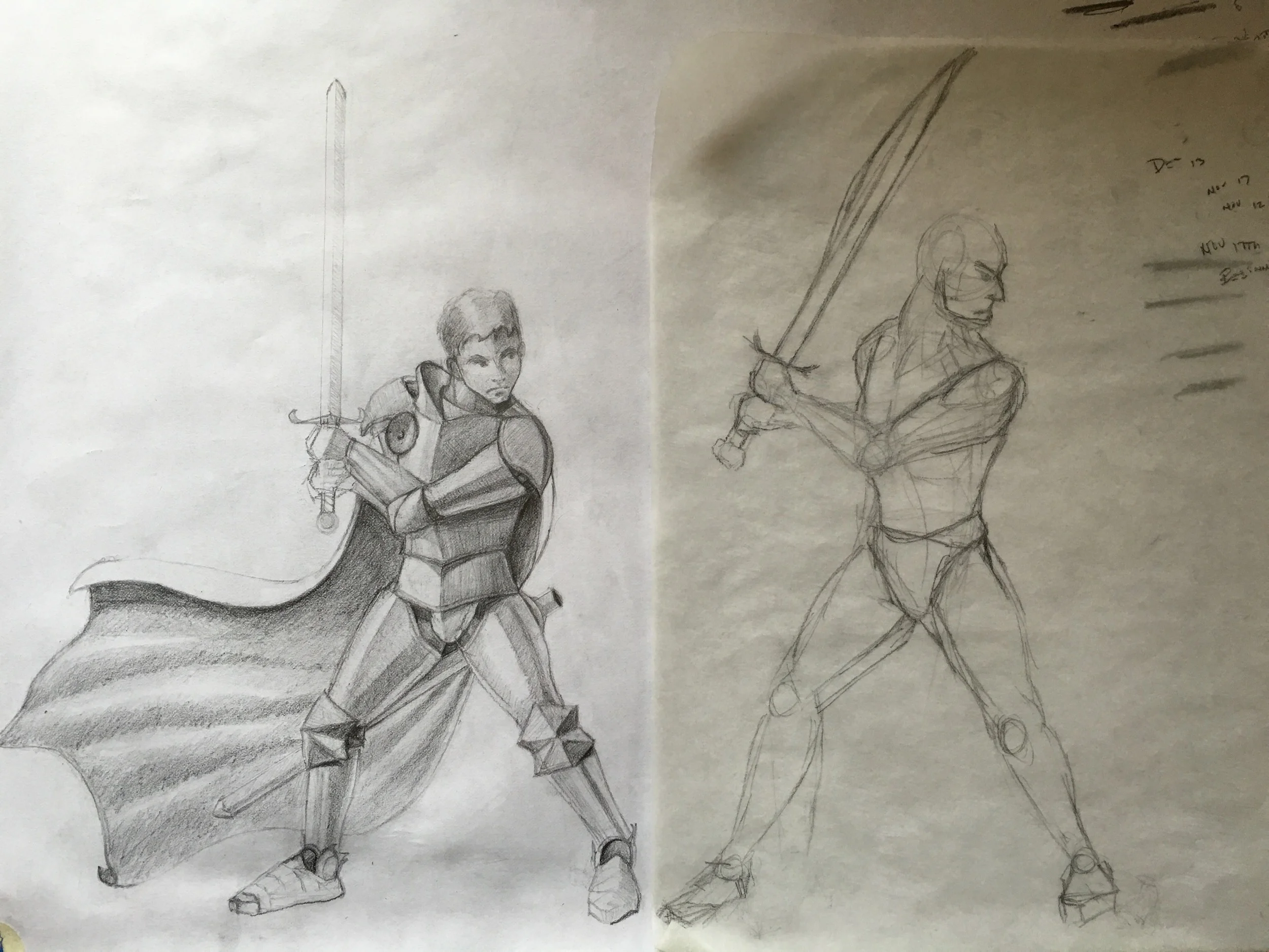 After & Before character concepts.