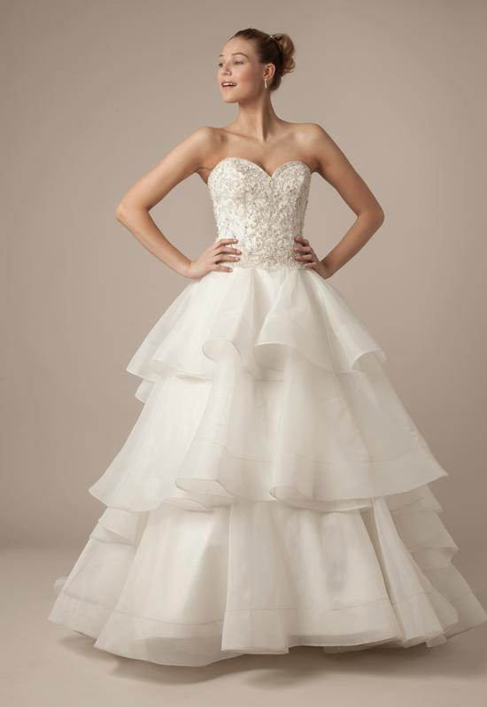 Sweetheart Ball Gown in Beaded Embroidery