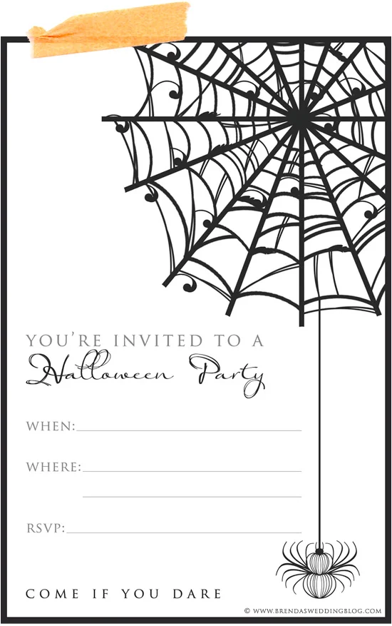 9 Fun & Stylish Ideas for Halloween Weddings + a Printable Invitation