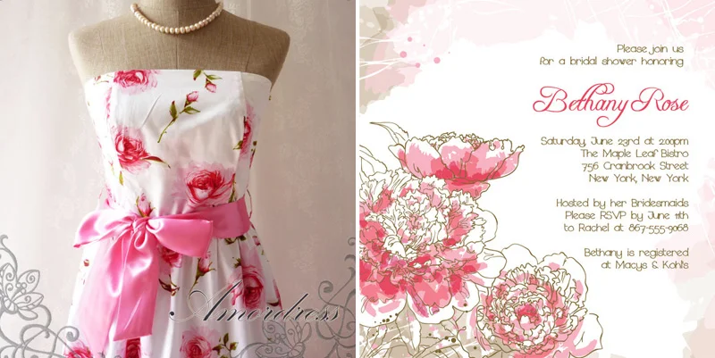 pink rose dress macys