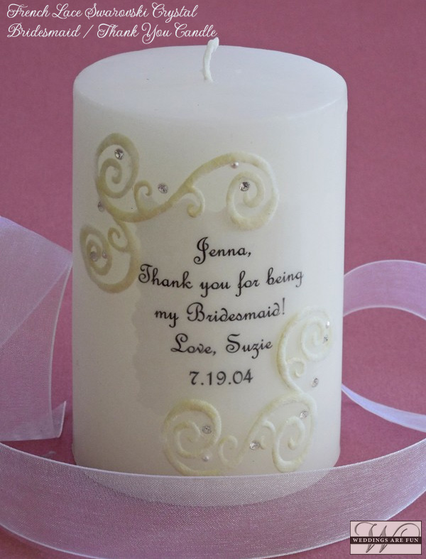  Personalize up to 5 lines. These make wonderful thank you gifts for your entire&nbsp; wedding&nbsp; party. 