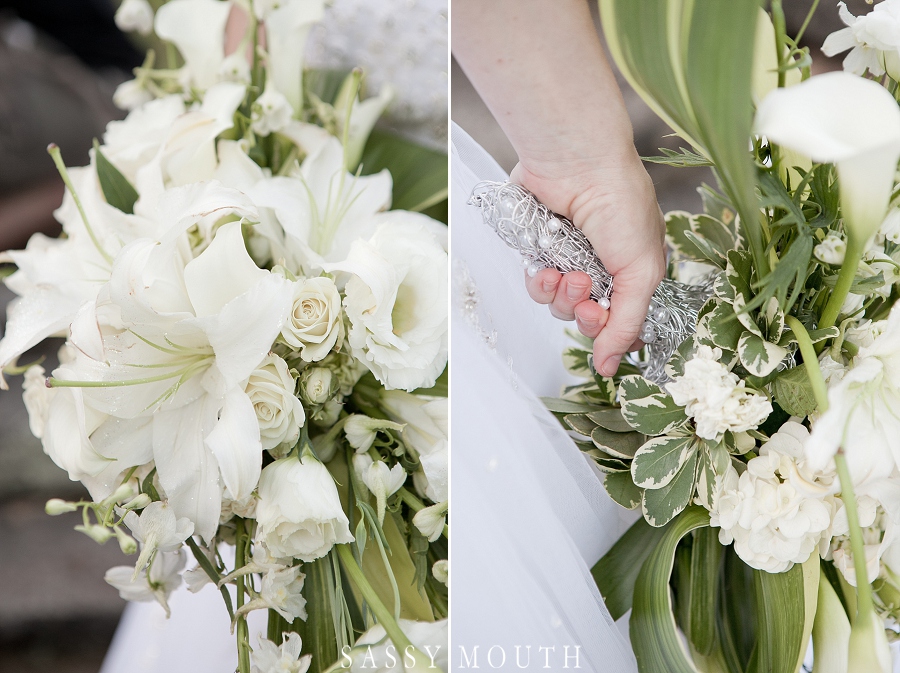 wire wrapped wedding bouquet | from #Cinderella inspired #wedding photo shoot | photo by @sassymouthphoto