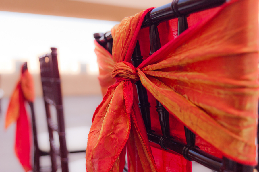 chair ties from a Moroccan themed photo shoot | photo by Dreamcicle Studios