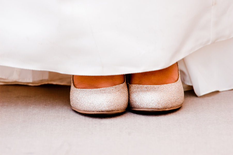 pretty silver flats from an Indian Fusion styled shoot | photo by Dreamcicle Studios