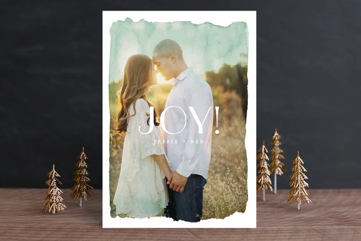 Aquarelle No 2 Holiday Card from Minted