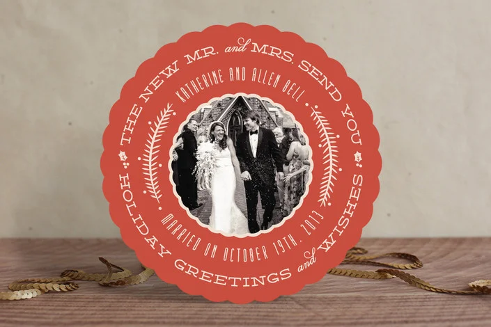 Very Married Holiday Card from Minted