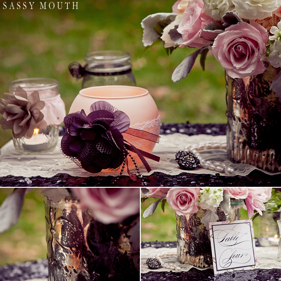 Sleeping Beauty Inspired Wedding Tablescape by Sassy Mouth Photography