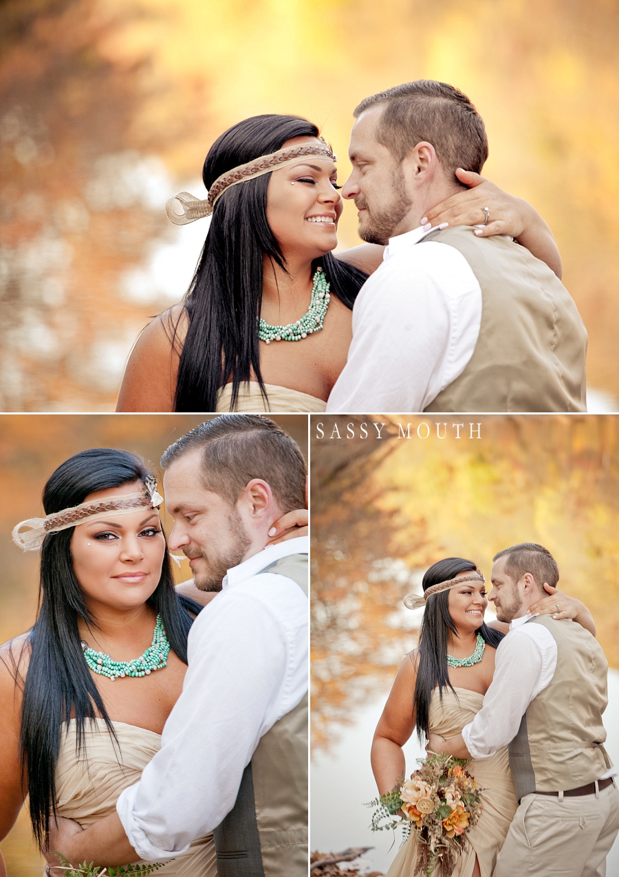 A Pocahontas Inspired Wedding - by Sassy Mouth Photography
