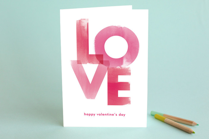  Watercolor Love Valentine's Day Greeting Card #valentinesdaycards #lovecards #watercolor #valentinesday 