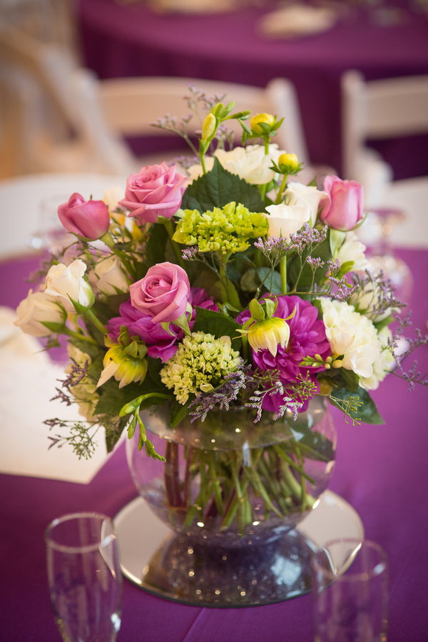  Pretty wedding centerpiece | florals by Alena's Designs | photo by Portrait Design by Shanti 