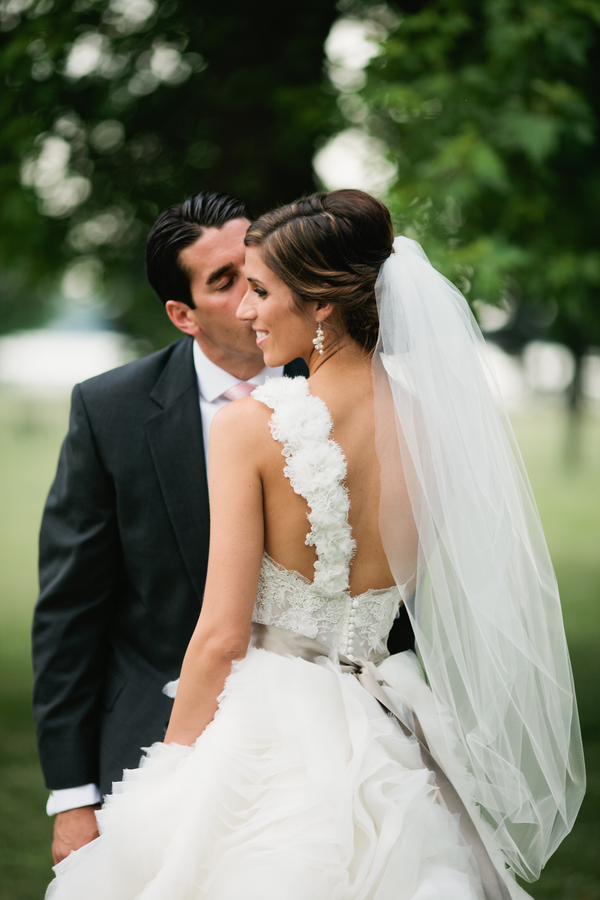  a sweet quiet moment with the bride and groom | photo by Mary Dougherty Photography 