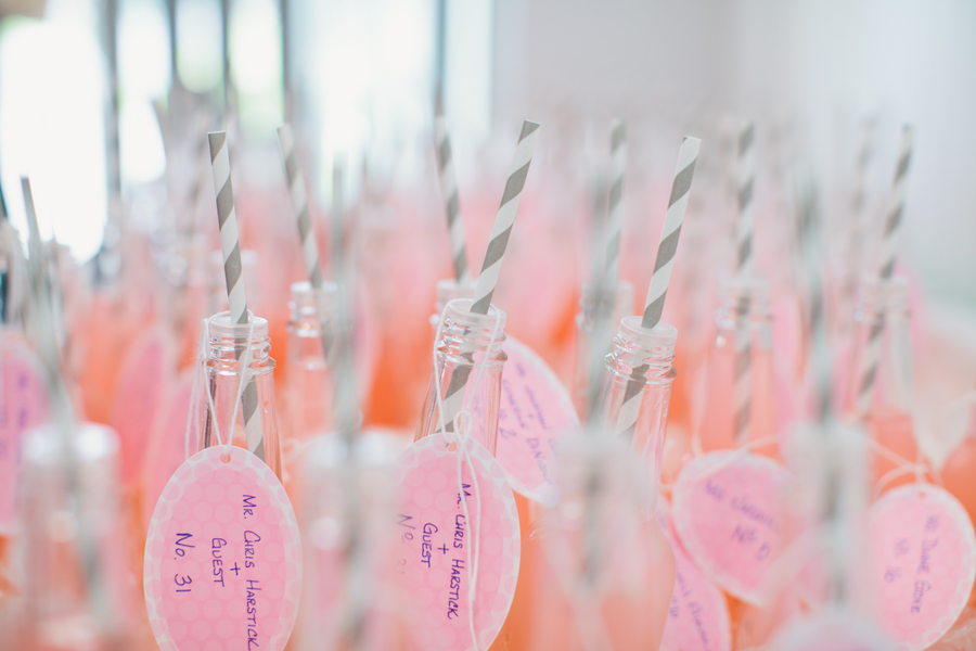  raspberry lemonade ready to direct the guests to their table | photo by Mary Dougherty Photography 