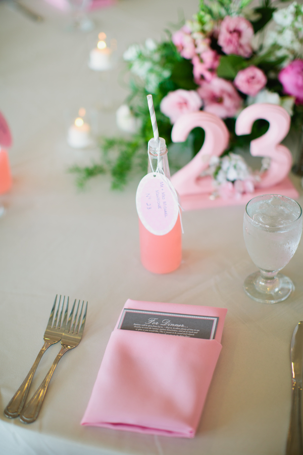  pretty pink table setting | photo by Mary Dougherty Photography 