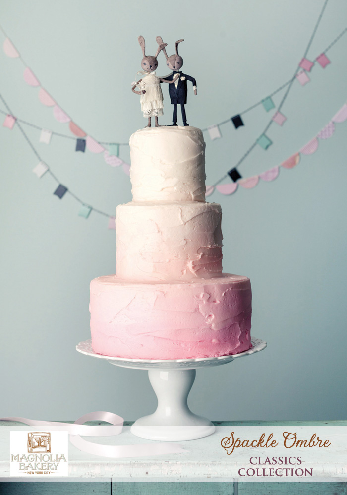 Magnolia Bakery Wedding Cakes : Spackle Ombre from the Classics Collection