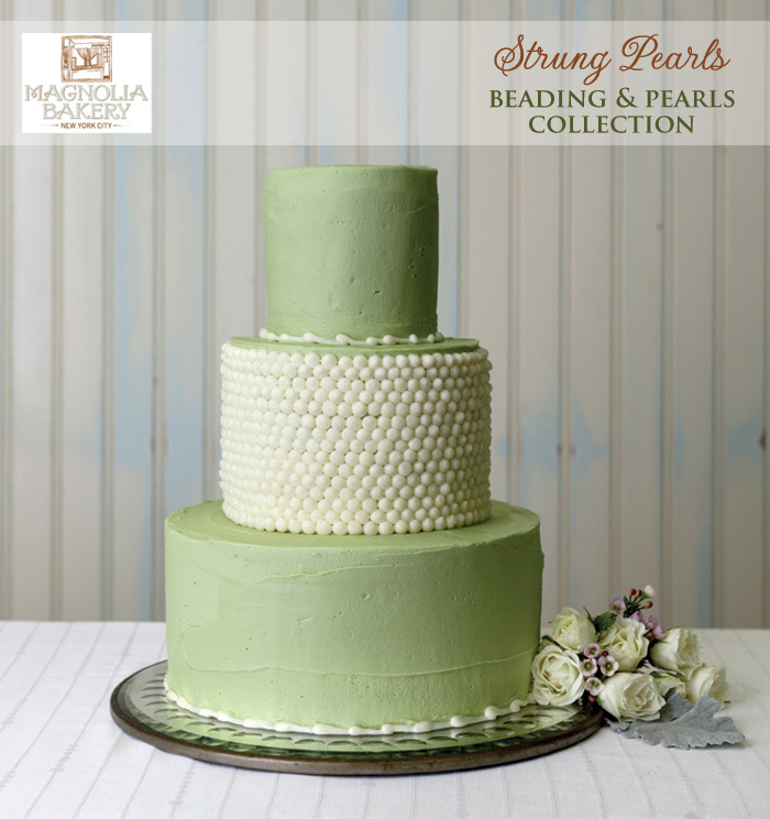 Magnolia Bakery Wedding Cakes : Strung Pearls from the Beading and Pearls Collection