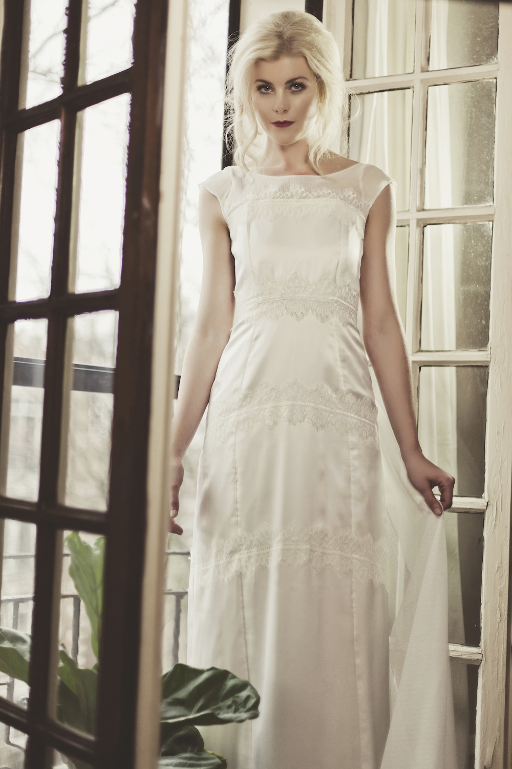 Veronica Sheaffer Orchid Wedding Gown