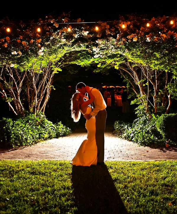  Spectacular night shot of the bride and groom | photo by wwww.EverAfterVisuals.com as seen on www.brendasweddingblog.com 