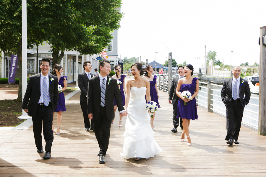  Fun and Casual shot of the Wedding Party with the Bride and Groom | photo by Nicole Chan Photography 