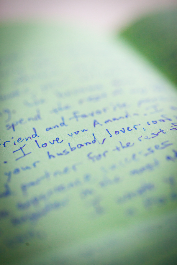  Handwritten Wedding Letter to the Bride from her Groom | photographer - Portrait Design by Shanti 