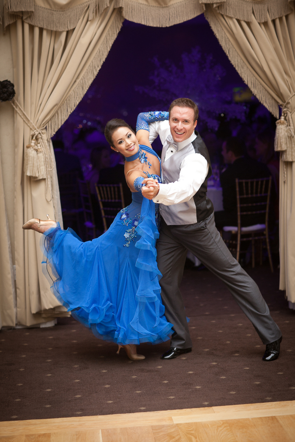  Bride and Groom Perform a Waltz for their First Dance | photographer - Portrait Design by Shanti 