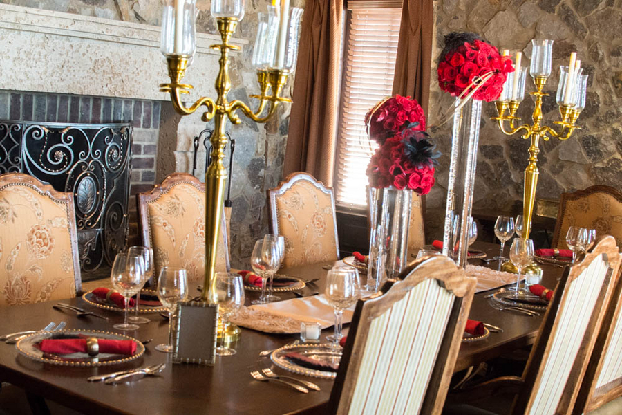  Hollywood Glam Tablesetting | Styled Bridal Shoot | photo by The Story Telling Experience 