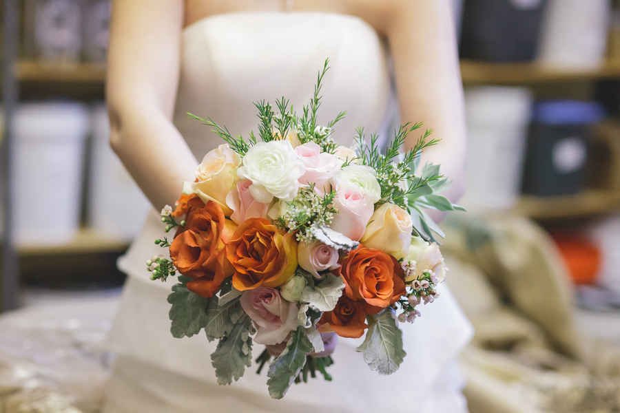  Beautiful Lush Wedding Bouquet from Eight Tree Street | as seen on BrendasWeddingBlog.com 
