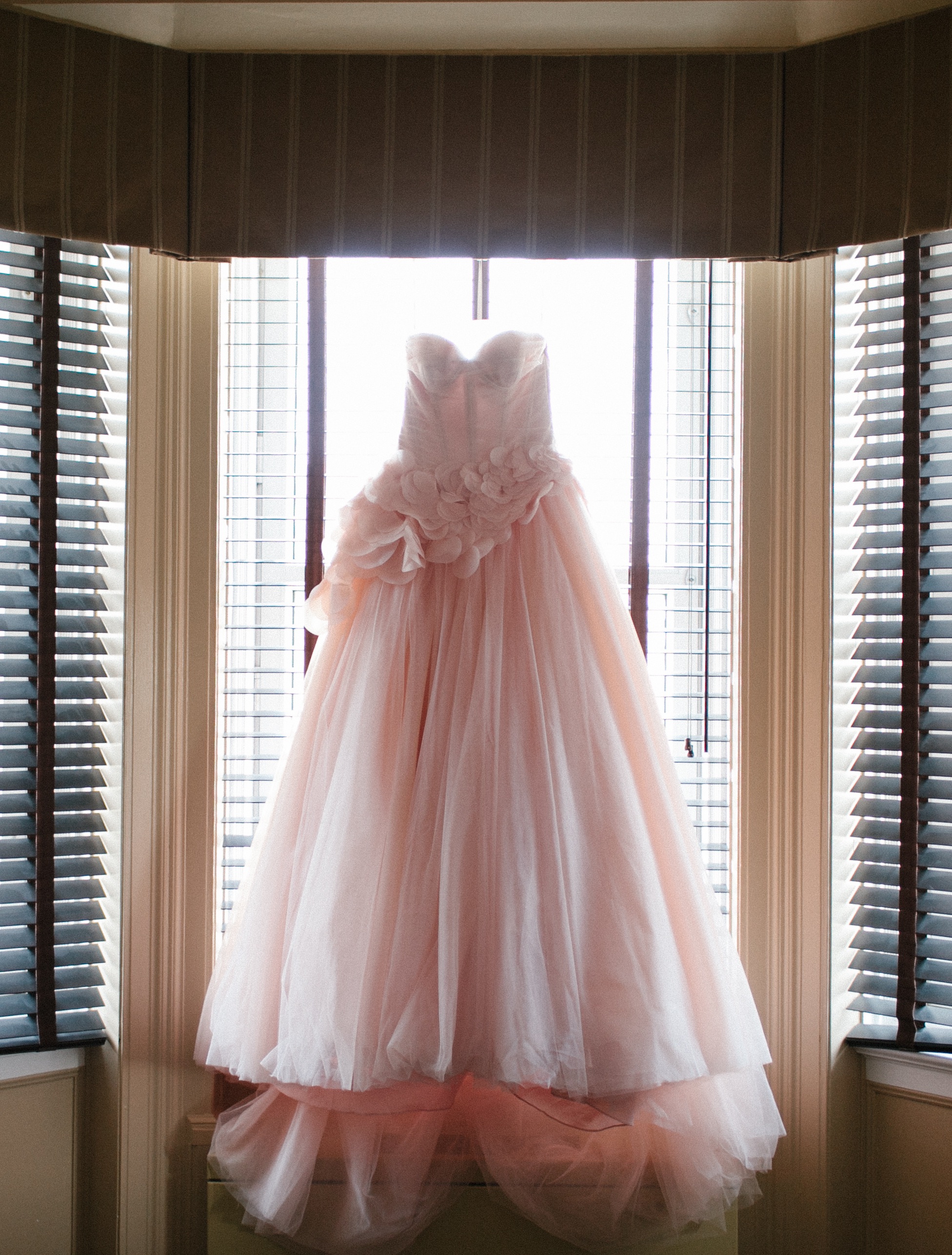  Pink Vera Wang Wedding Gown | photo by blf Studios | wedding by Madeline's Weddings 