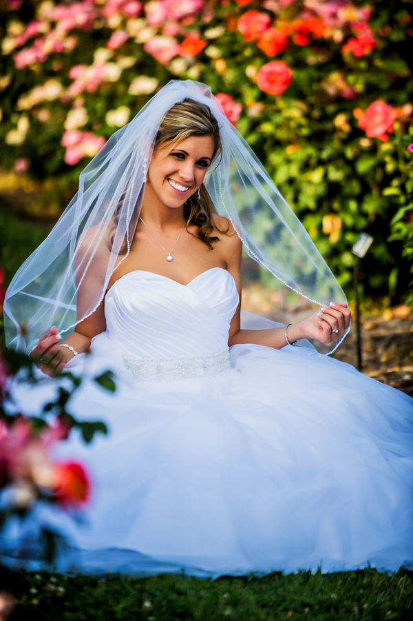  Gorgeous Bride in a Botanical Garden | photo by Ross Costanza Photography | as seen on www.BrendasWeddingBlog.com 