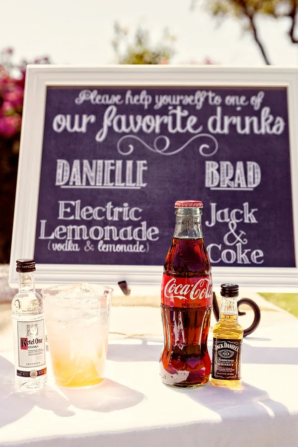 Signature Wedding Drinks | Photo by William Innes Photography | via www.brendasweddingblog.com
