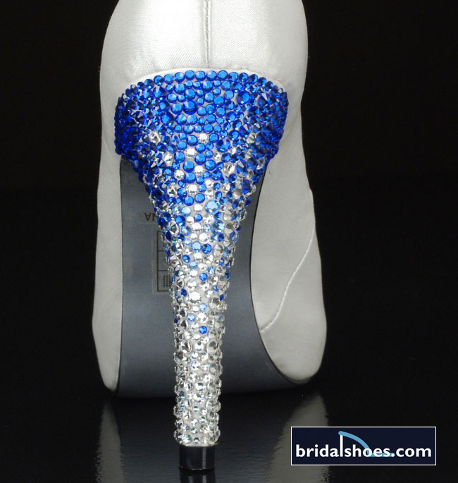 Go for the Bling with Your Wedding Shoes