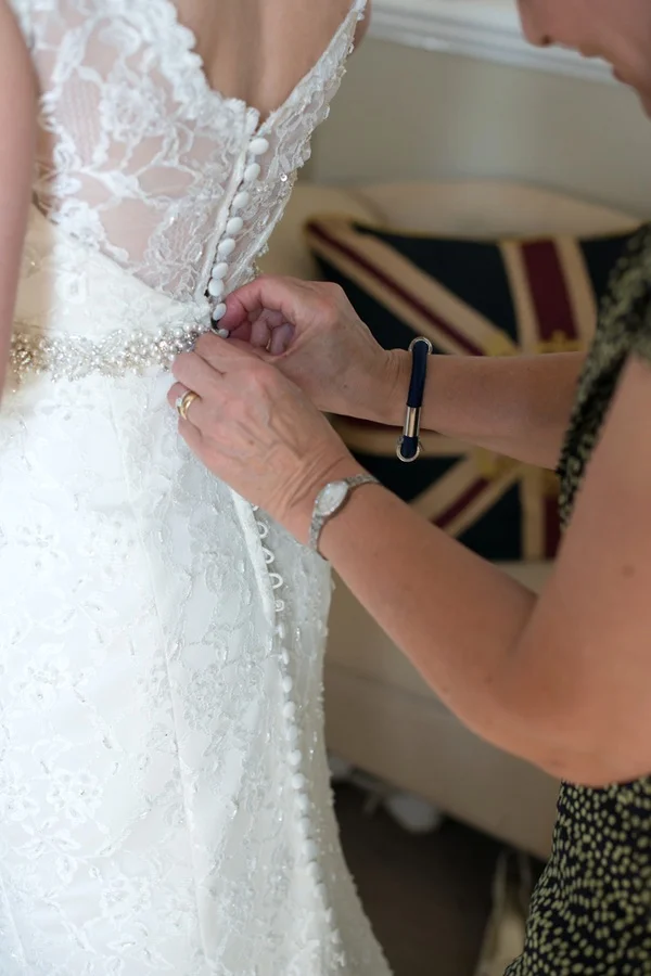 Gorgeous Back of the Wedding Dress | photo by Tracey Ann Photography / as seen on www.BrendasWeddingBlog.com