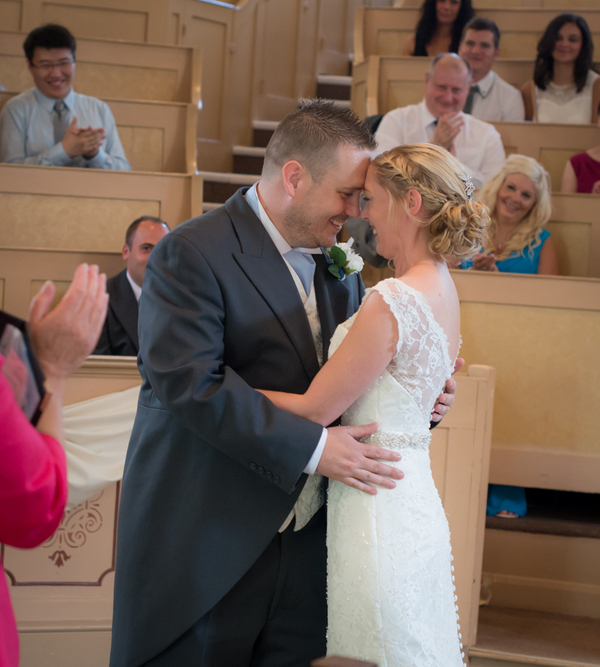 Wedding Ceremony for a Seaside Wedding in the UK | photo by Tracey Ann Photography / as seen on www.BrendasWeddingBlog.com