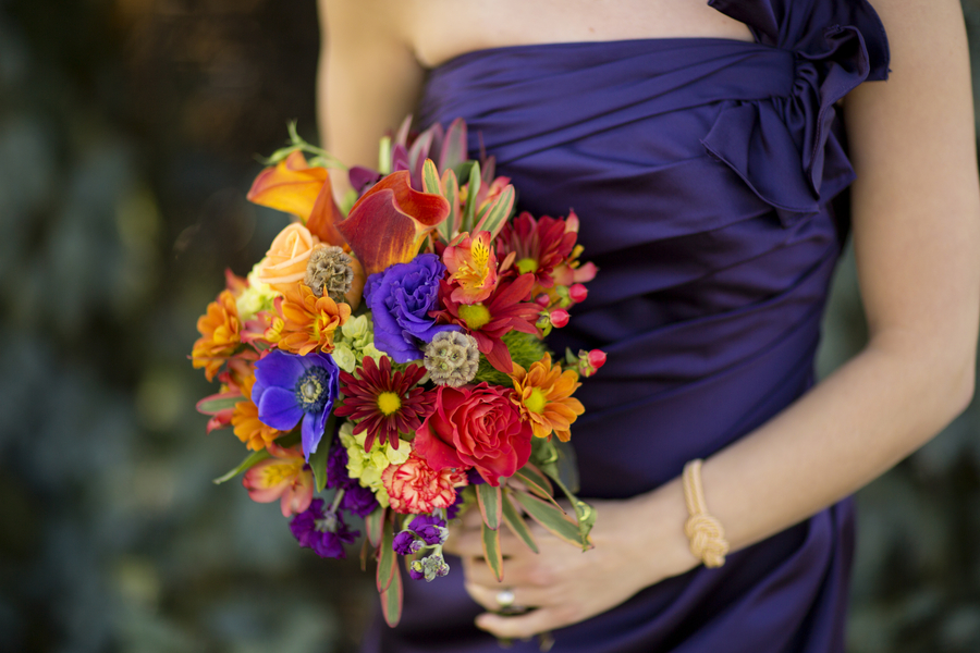  Stunning Bridesmaid Bouquet from a Fall Wedding in Ohio / photo by Morgan Lindsay Photography / as seen on www.BrendasWeddingBlog.com 