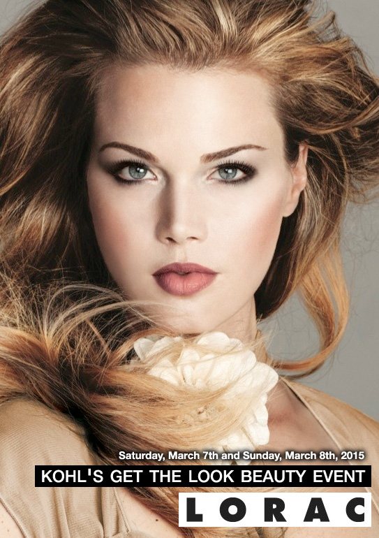 Don't Miss the Kohl's Get the Look Beauty Event with Lorac Cosmetics this weekend - details on www.BrendasWeddingBlog.com