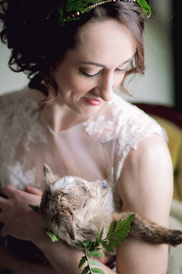  A Spring Inspired Wedding with a Sweet Goat / photo by Corey Lynn Tucker Photography / as seen on www.BrendasWeddingBlog.com 