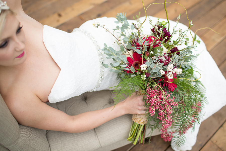  Organic Wedding Bouquet by Dream Design / photo by Ashley Cook Photography / as seen on www.BrendasWeddingBlog.com 