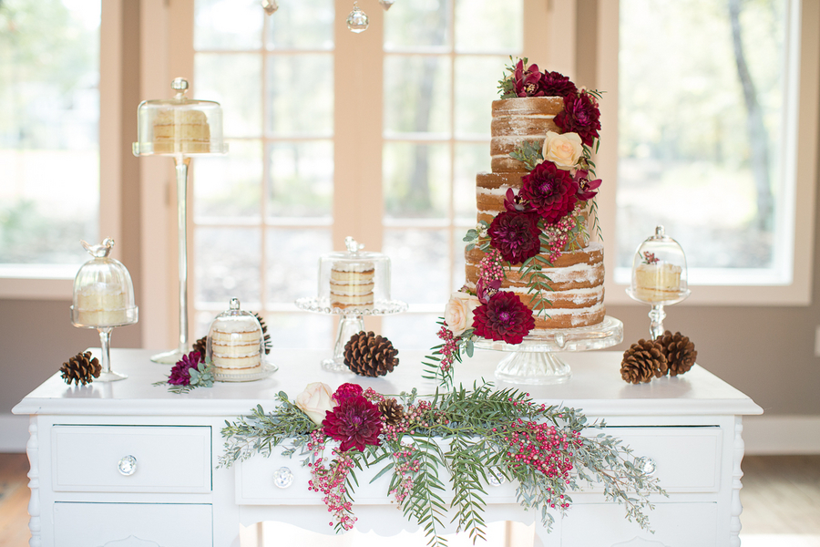  Love the idea of a Wooden Desk Being Used as a Dessert Table / photo by Ashley Cook Photography / as seen on www.BrendasWeddingBlog.com 