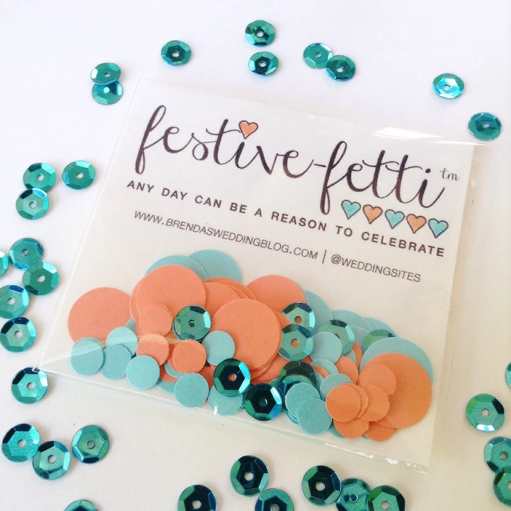 festivefetti™ is Here It's Colorful, Custom + OneofaKind Confetti