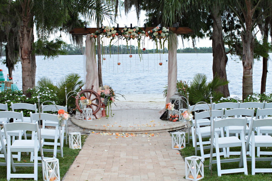  Under the Sea Inspired Wedding Ceremony Location / photo by Tab McCausland Photography 