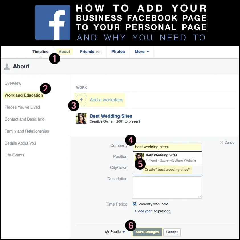 How Why To Link Your Business Facebook Page To Your Personal Page How many ways can you post a link on facebook? why to link your business facebook page