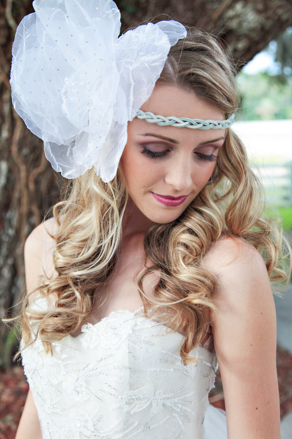  Romantic Inspired Wedding Shoot / Headpiece by Boldly Unique / photo by Tab McCausland Photography 
