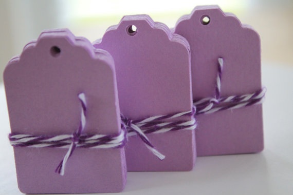  Lavender Gift Tags 