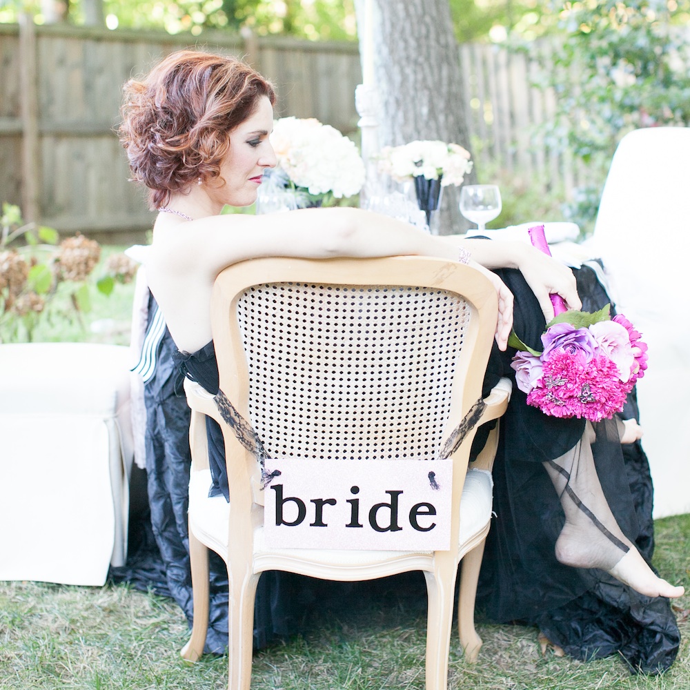  Elegant Halloween Wedding Styled Shoot / florals by EightTreeStreet / photo by {a}strid Photography 