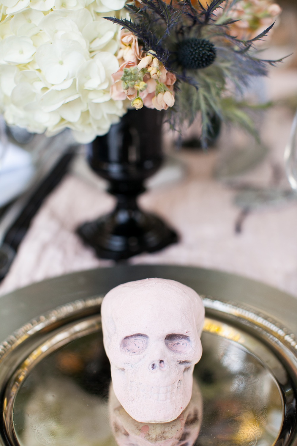  Classy Halloween Wedding Styled Shoot / florals by EightTreeStreet / photo by {a}strid Photography 