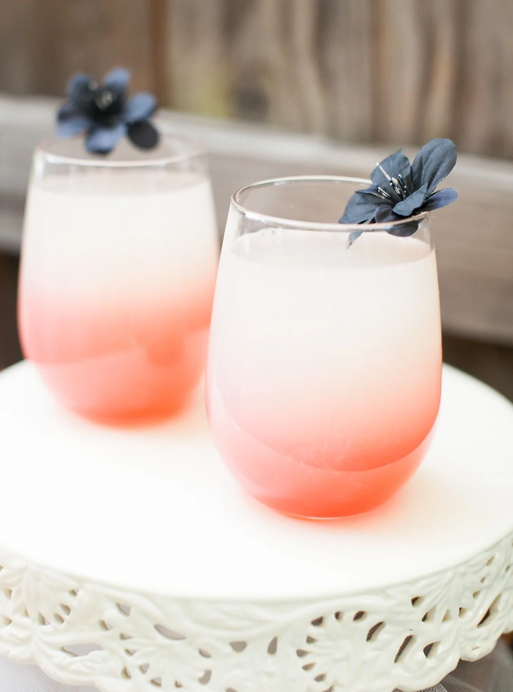 Fancy Drinks from an Elegant Halloween Wedding Styled Shoot / photo by {a}strid Photography