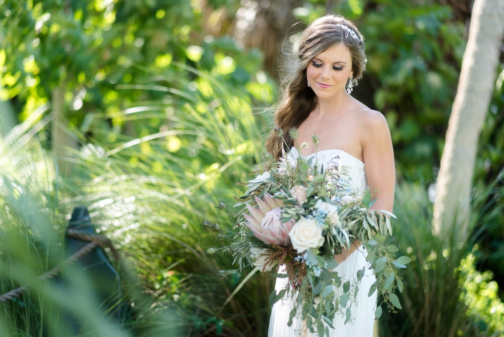  Coastal Chic Wedding Inspiration / dresses by Dessy / photo by Caroline &amp; Evan Photography / flowers by FH Weddings &amp; Events 