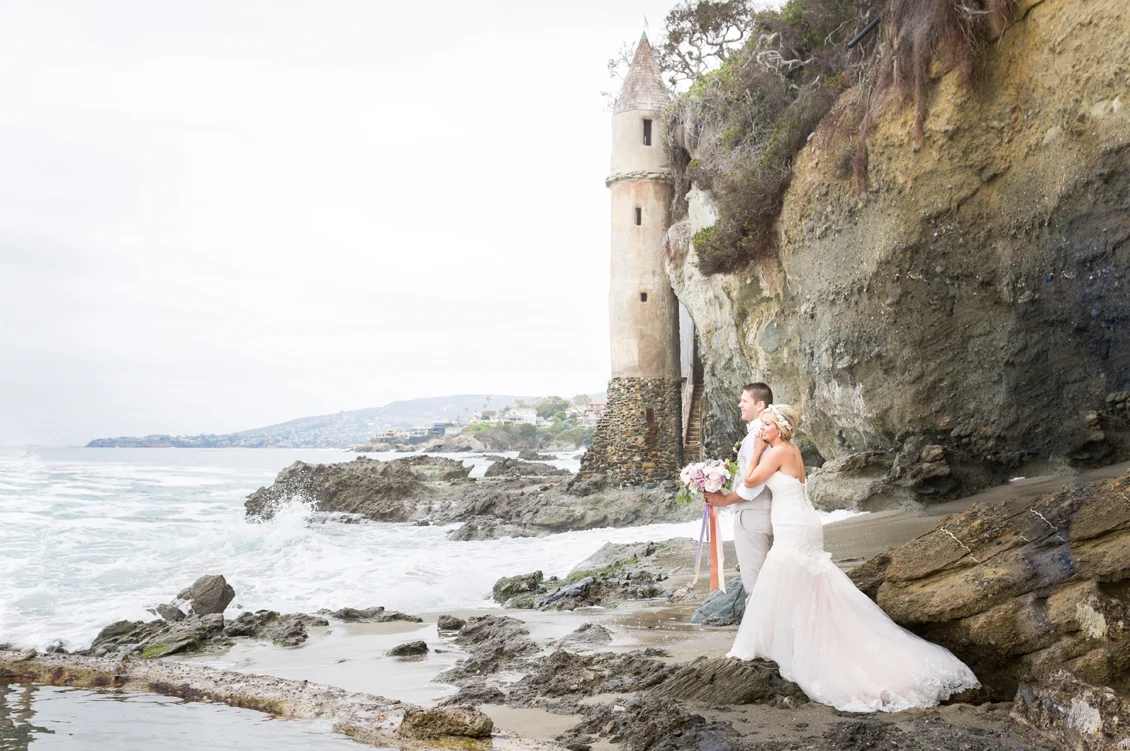 Fairytale Themed Wedding Day After Photo Session | disney and harry potter inspired wedding photos | Wedding Photos from Laguna Beach, California / photo by Peterson Design + Photography